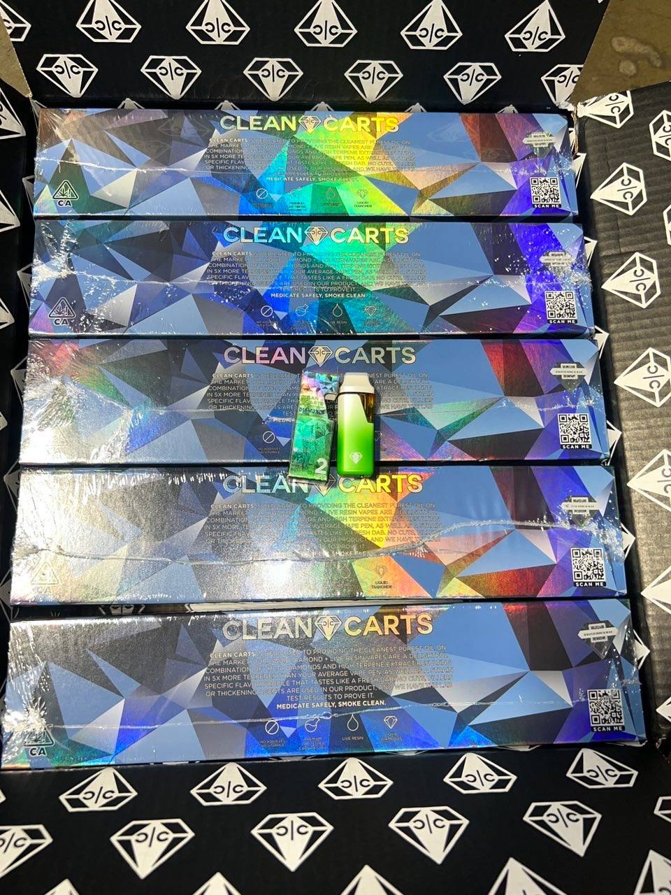 CLEAN CARTS 2G DISPOSABLE