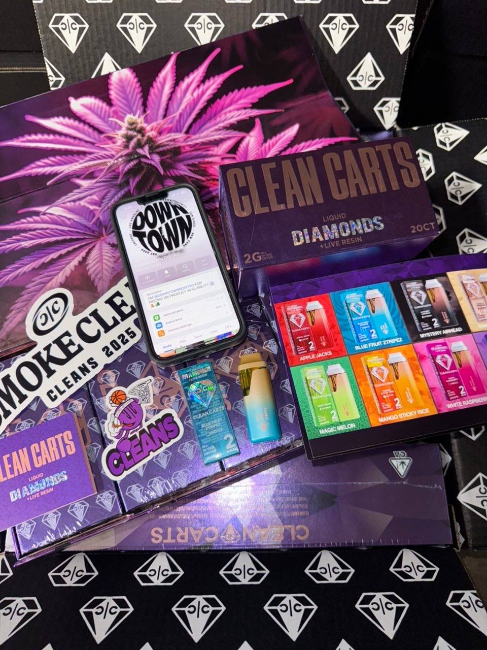 CLEAN CARTS PURPLE EDITION